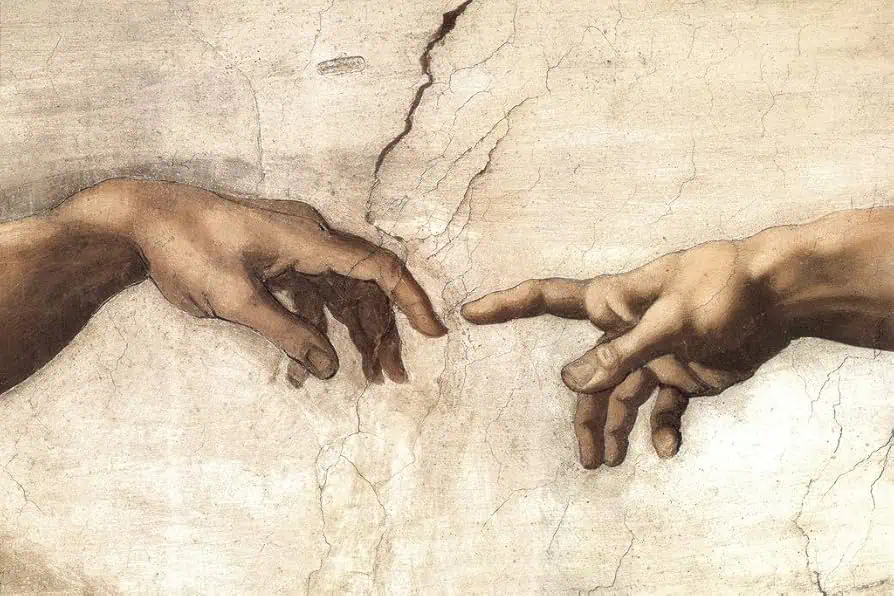 the creation of adam the hand of god